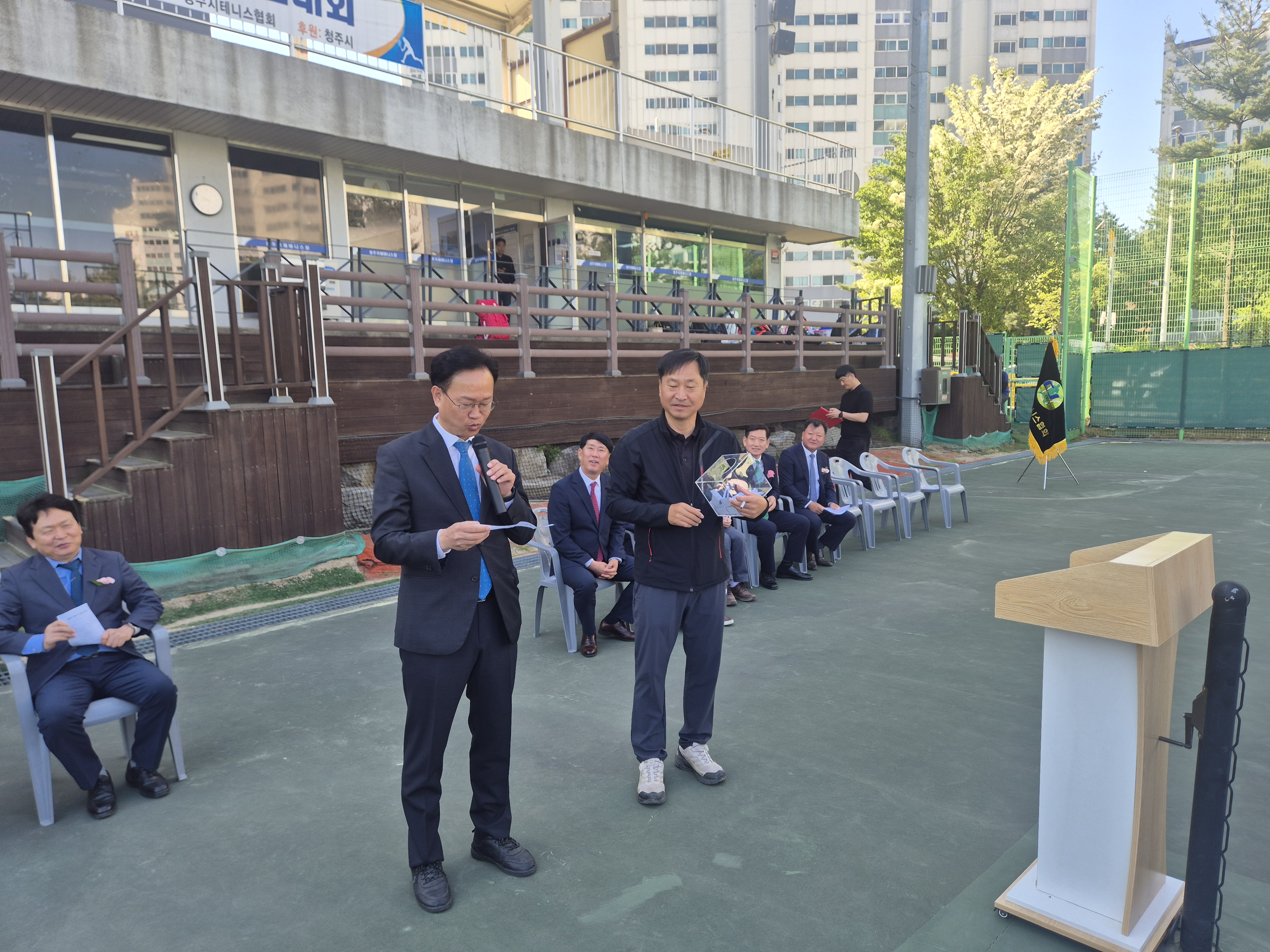 제12회 청주시장기 생활체육테니스대회  개회식외 [첨부 이미지17]