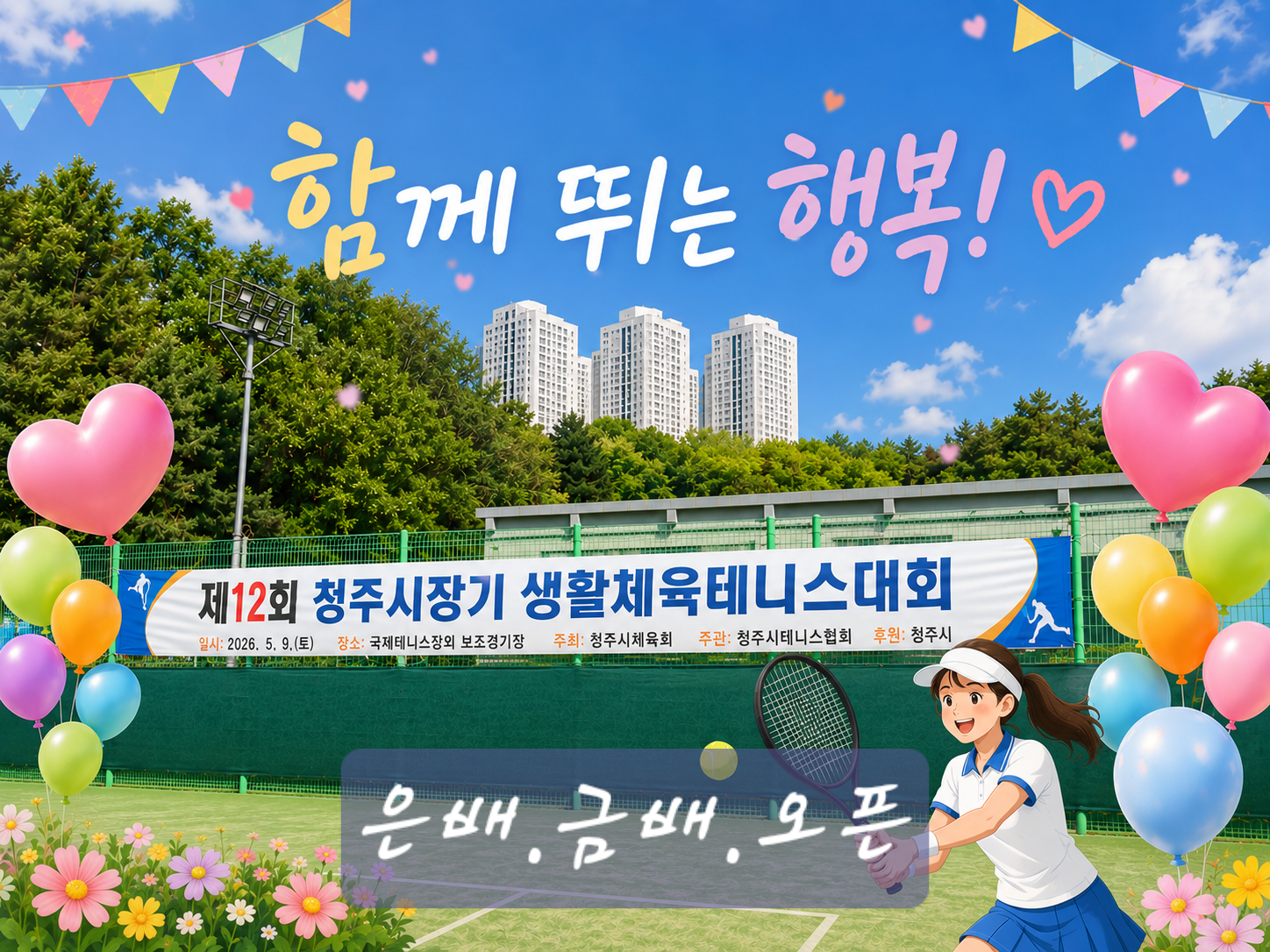 제12회 청주시장기 생활체육테니스대회